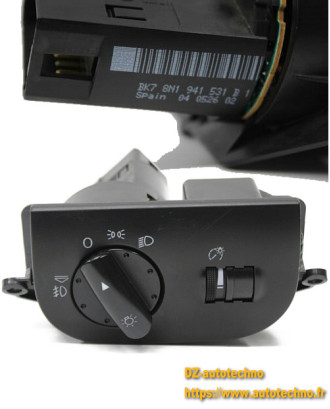 Light switch Audi TT BK78N1941531A, BK7 8N1 941 531 A 04052601