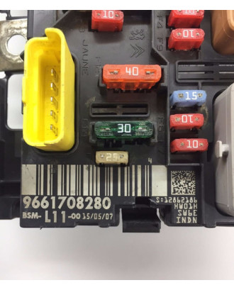 BSM MODULE PEUGEOT 207 307 BSM 9661708280 