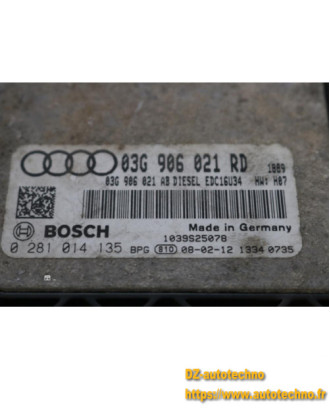 ECU ENGINE CONTROLLER AUDI A3 1.9 TDI 03G 906 021 RD?  BOSCH 0281014135, 0 281 014 135