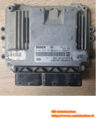 Kia Sportage 2.0CRDI ECU Engine Computer 39110-27375 0281015143 , 3911027375