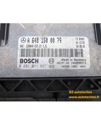 CALCULATEUR MOTEUR MERCEDES W220 S320 CDI A6481500079, BOSCH 0281011697