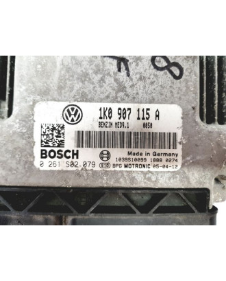 CALCULATEUR MOTEUR VW VOLKSWAGEN GOLF 2.0 TURBO, 0 261 S02 079, 1K0 907 115 A