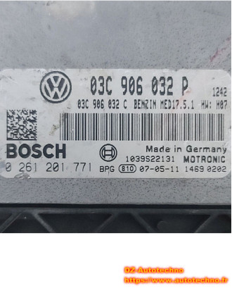 Golf V 1.4TSI Engin Control Module 03C906032P, MED17.5.1