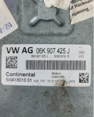 VW GOLFI GTI 2.0LENGINE COMPUTER ECU 06K907425J 