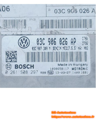 VW (VOLKSWAGEN) Sharan 1.4 TSI [7N1] 110kW 03C906026AP, 0261S08297