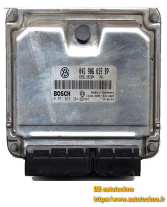ECU ENGINE CONTROLLER VW VOLKSWAGEN POLO 1.4 TDI, 045 906 019 BP BOSCH  0 281 012 194 