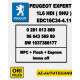 ECU Software File for Peugeot Expert 1.6 HDi (9HU) – EDC16C34-4.11 – 9664356980