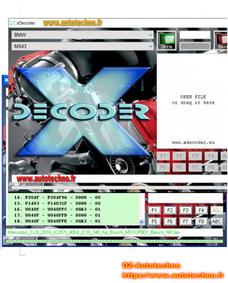 XDecoder 10.3 Software Disable Error off DTC ECU File