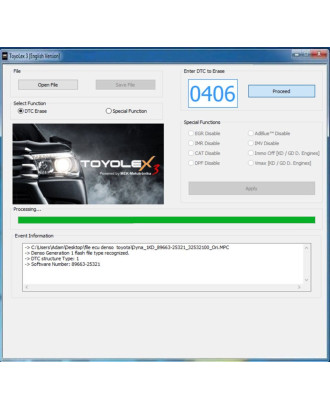 ToyoLex 3 software for all Denso Toyota/Lexus Generations ToyoLex 3 software for all Denso Toyota/Lexus Generations