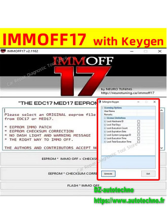 IMMOFF17 EDC17 Immobilizer Removal Software