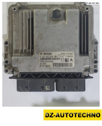  Bosch Engine ECU, 0281037200, 0 281 037 200, 9845780880, MD1CS003
