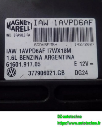 CALCULATEUR MOTEUR VW GOL 1L6, IAW 1AVPD6AF
